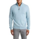 Cashmere Quarter Zip Pullover Sweater