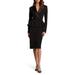 Long Sleeve Tuxedo Dress