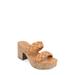 Tru Comfort Kyaa Vegan Leather Platform Sandal