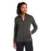 Sport-Tek LST241 Women's Sport-Wick Fleece Full-Zip Jacket in Iron Grey size XL