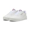 Sneaker PUMA "Carina 2.0 GirlPower Sneakers Damen", Gr. 36, weiß (weiß silber mist passionfruit gray pink), Obermaterial: Synthetik, Textil; Futter: Textil; Innensohle: Textil; Laufsohle: Gummi, Schuhe