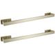 24-Inch Bath Towel Bars 2 Pack Self-Adhesive Bathroom Towel Bars for Wall Mounted and No Drilling Towel Rack Sticky on Kitchen Hand Towel Holder Stainless Steel Brushed Nickel Gold Chrome Black