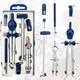 Kit de Compas Metal Boussole Dessin, Convertisseur Compas de Menuisier, Mine Compas de Dessin