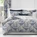 The Tailor's Bed Provence Navy/White Standard Cotton Duvet Cover Set Cotton in Blue/Navy/White | Queen Duvet Cover + 2 Shams | Wayfair