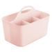 mDesign Plastic Shower Caddy Storage Organizer Basket w/ Handle Plastic in Pink | 6 H x 9.62 W x 6.75 D in | Wayfair 09934MDBST