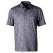 Men's Cutter & Buck Black Tennessee Volunteers Pike Constellation Print Stretch DryTec Polo