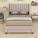 Latitude Run® Full Size Storage Bed Velvet Upholstered Platform Bed w/ A Big Drawer | Wayfair 504F29F15B1D47399A7B27D662342CE5