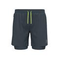 Odlo X-Alp Trail 6inch 2in1 Running Shorts Men - Dark Grey, Size M