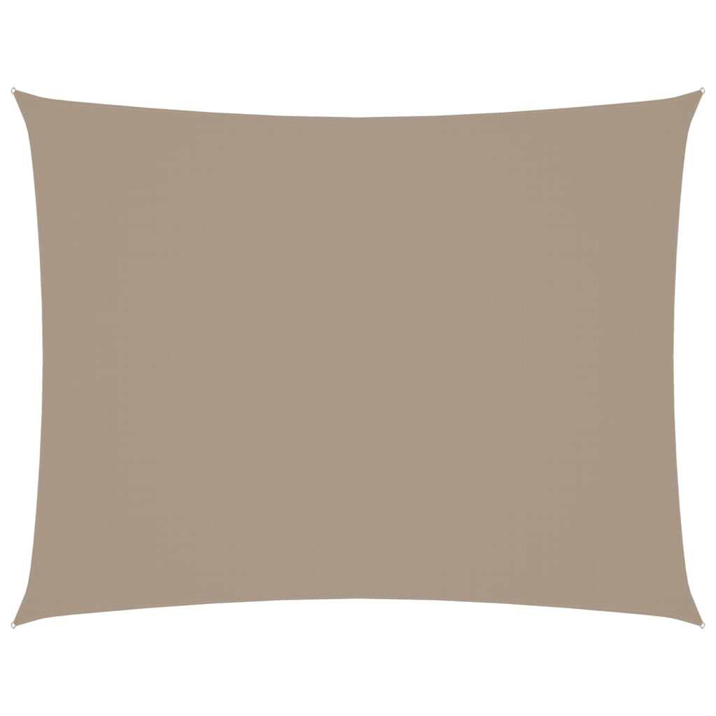 vidaXL Sonnensegel Oxford-Gewebe Rechteckig 2,5x3 m Taupe Image