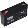 Fiamm FG10121 Blei-Gel Akku 6 Volt, 1,2Ah mit 2 Faston Steckkontakten