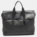 Coach Bags | Coach Black Signature Coated Canvas And Leather Hamilton Portfolio Briefcase | Color: Black | Size: Os