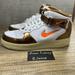 Nike Shoes | Nike~Men’s~Air Force 1 Mid Qs Jewel Ale Brown (Dh5623-100)~Size 11.5. | Color: Brown/White | Size: 11.5