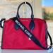 Michael Kors Bags | Nwt Michael Kors Connie Large Duffle Bag | Color: Black/Red | Size: Os
