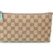 Gucci Bags | Gucci Pouch/Gucci Gg/Canvas Beige/Brown Turquoise Blue 115238 | Color: Brown | Size: Os