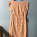 Zara Dresses | Nwt Zara Lace Dress | Color: Cream/Pink | Size: L