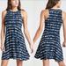 Athleta Dresses | Athleta Santorini Thera Tie Dye Printed Dress | Color: Blue/White | Size: S