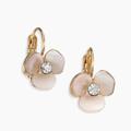 Kate Spade Jewelry | Kate Spade New York Disco Pansy Mother-Of-Pearl Leverback Earrings | Color: Cream/Gold | Size: Os