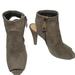 Michael Kors Shoes | Michael Kors Suede Open Toe Heels Size 8 M | Color: Tan | Size: 10