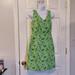 Lilly Pulitzer Dresses | Lilly Pulitzer Kiki Dress Jacquard Day Dreamer Size 6 Green White Cotto | Color: Green/White | Size: 6