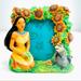 Disney Accents | Disney Pocahontas Meeko 1995 Enesco Vintage Rare 90s Picture Frame | Color: Blue/Green | Size: Os