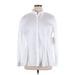 Nordstrom Long Sleeve Button Down Shirt: White Tops - Women's Size X-Large