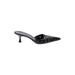 Manolo Blahnik Mule/Clog: Black Shoes - Women's Size 37