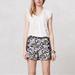 Anthropologie Shorts | Anthropologie Cartonnier Blossom Floral Shorts | Color: Blue/Cream | Size: 4