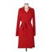 Vince Camuto Casual Dress: Red Dresses - Women's Size Large