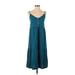 Roxy Casual Dress - Slip dress: Teal Dresses - New - Women's Size X-Small