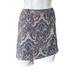 J. Crew Skirts | J Crew Multicolored Paisley Mini Skirt W/ Pockets- Womens Size 0 | Color: Brown | Size: 0