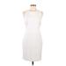 Banana Republic Casual Dress - Shift: White Dresses - Women's Size 8 Petite