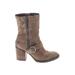 Born Handcrafted Footwear Ankle Boots: Brown Shoes - Women's Size 8