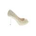 Audrey Brooke Heels: Gold Shoes - Women's Size 7 1/2