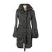 Zara Basic Wool Coat: Gray Marled Jackets & Outerwear - Women's Size Medium