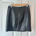Free People Skirts | Free People Faux Leather Black Mini Skirt (Size 4) | Color: Black | Size: 4