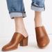 Madewell Shoes | Madewell The Harper Mule English Saddle Sz 9.5 | Color: Brown | Size: 9.5