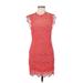 Intimately by Free People Casual Dress - Mini Mock Sleeveless: Red Dresses - Women's Size Medium