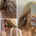 Kate Spade Jewelry | Chunky Gold Hoop Earrings For Women, Hollow Open Hoops, Lightweight, Waterproof | Color: Gold | Size: Os