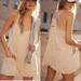 Free People Dresses | Free People Hot Shot Mini Dress With Pockets In Bamboo. Nwt! Sz Xl | Color: Cream | Size: Xl