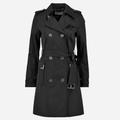 Michael Kors Jackets & Coats | Michael Kors Cotton Blend Trench Coat Black S New | Color: Black | Size: S