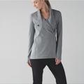 Lululemon Athletica Jackets & Coats | Lululemon Coast Wrap Jacket | Color: Gray | Size: 4