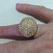J. Crew Jewelry | J. Crew Gold Tone Cz Pave Dome Ring Size 6 Costume Jewelry | Color: Gold/White | Size: Os