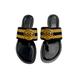 Tory Burch Shoes | Nwt Tory Burch Sandals. Size 9.5 | Color: Black/Yellow | Size: 9.5