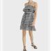 J. Crew Dresses | Nwt J. Crew Black & White Gingham Ruffle Halter Dress! Lightweight Beach Style! | Color: Black/White | Size: S