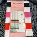 Kate Spade Bath | Kate Spade New York Shower Curtain | In Candy Stripe Pattern | Color: Pink/White | Size: Os