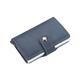 CCAFRET Ladies Purse Business Credit Card Holder Ladies Retro Aluminum Box PU Pickup Card Wallet Notepad Wallet (Color : Blue)