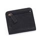 CCAFRET Ladies Purse Fashion Split Leather Lady Wallet Mini Wallet Lady Small Leather Wallet with Coin Pocket (Color : Schwarz)