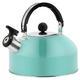 Whistling Kettle 3L Whistling Kettle Stainless Steel Stovetop Kettle with Handle Outdoor Portable Teapot for Ga-s Or Stove Kitchen Stainless Steel Kettle (Color : Blue, Size : 18.5 * 19cm)