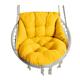 BNZCZY Swing Single Sofa Cushion,Basket Seat Cushion Cushion,Household Hanging Chair Cloth Mat,Indoor and Outdoor Rocking Chair Cushion,Suspension Chair Cushion(Color:yellow)