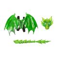 AOOOWER Halloween Dragon Costume Dragon Dressing Up Outfit For Kid Boy Girl Dragon Wing Tail Set Halloween Cosplay Costume Kids Dragon Costume For Boys Girls